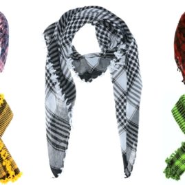 Scarf Collections Plaid Arabic Shemagh Scarf & Shawl Collection For Unisex